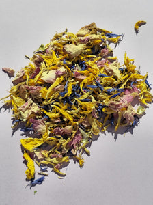 Aurore : Edible Flower Petals - Sunflower, Rose, Cornflower