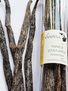 Gousses de Vanille Givrée Fendue - Grand Cru d'Ouganda (+50% offert) - Vanissa
